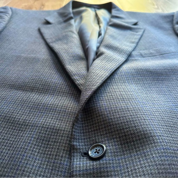 BURBERRY Big & Tall Blue Sports Coat - 50Long - Picture 9 of 9